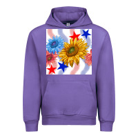 Tulip patriotic sunflowers Urban Hoodie - BundleAndBundleShop