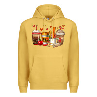 Antique Gold teacher coffee cups Premium Hoodie - Jasminsmagicworld