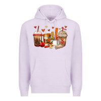 Lilac teacher coffee cups Premium Hoodie - Jasminsmagicworld