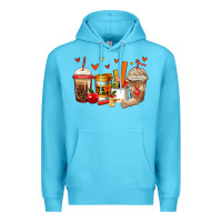 Ocean Blue teacher coffee cups Premium Hoodie - Jasminsmagicworld