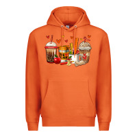 Carrot teacher coffee cups Premium Hoodie - Jasminsmagicworld