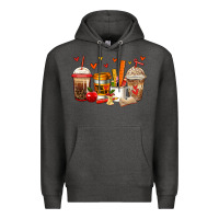 Charcoal Heather teacher coffee cups Premium Hoodie - Jasminsmagicworld