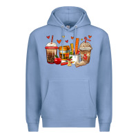 Colony Blue teacher coffee cups Premium Hoodie - Jasminsmagicworld