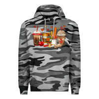 Slate Camo teacher coffee cups Premium Hoodie - Jasminsmagicworld