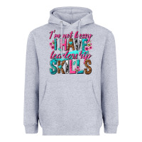 Heather Grey im not bossy i have leadership skills Heavyweight Hoodie - texasbilliewilder