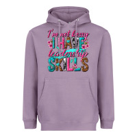 Lavender im not bossy i have leadership skills Heavyweight Hoodie - texasbilliewilder