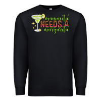 Black mamacita needs a margarita mothers day Premium Sweatshirt - texasbilliewilder