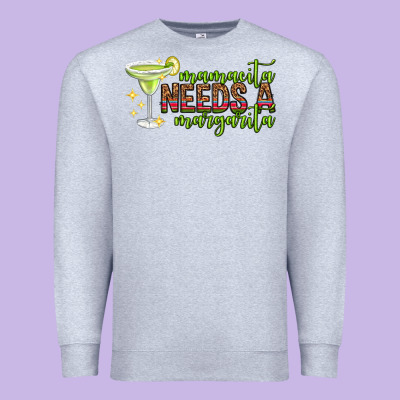 Mamacita Needs A Margarita Mothers Day Premium Sweatshirt Designed By Texasbilliewilder
