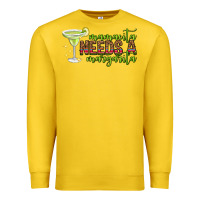 Lemon mamacita needs a margarita mothers day Premium Sweatshirt - texasbilliewilder
