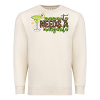 Sandshell mamacita needs a margarita mothers day Premium Sweatshirt - texasbilliewilder
