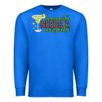 True Royal mamacita needs a margarita mothers day Premium Sweatshirt - texasbilliewilder
