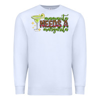White mamacita needs a margarita mothers day Premium Sweatshirt - texasbilliewilder