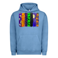 Pigment Pebble Blue halloween brush stroke Urban Hoodie - JahusDesignShop