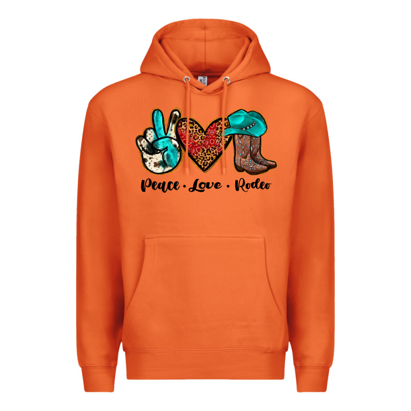 Peace Love Rodeo Premium Hoodie by JahusDesignShop | Teevron