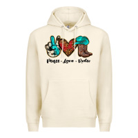 Tofu peace love rodeo Premium Hoodie - JahusDesignShop
