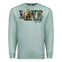 Seafoam love came down holy family Premium Sweatshirt - RanaPortraitStore