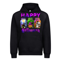 Black happy halloween Urban Hoodie - JahusDesignShop