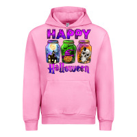 Fuchsia Pink happy halloween Urban Hoodie - JahusDesignShop