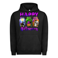 Pigment Black happy halloween Urban Hoodie - JahusDesignShop