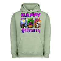 Pigment Oil Green happy halloween Urban Hoodie - JahusDesignShop