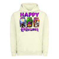 Pigment Pistachio happy halloween Urban Hoodie - JahusDesignShop