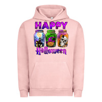 Pigment Salmon happy halloween Urban Hoodie - JahusDesignShop