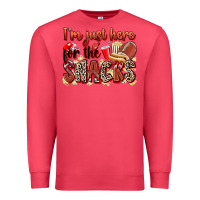 Cardinal i'm just here for the snacks american football Premium Sweatshirt - Zillion Design Studio