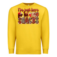 Lemon i'm just here for the snacks american football Premium Sweatshirt - Zillion Design Studio