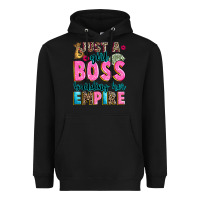 Black just a girl boss building her empire Heavyweight Hoodie - texasbilliewilder