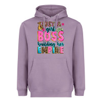 Lavender just a girl boss building her empire Heavyweight Hoodie - texasbilliewilder