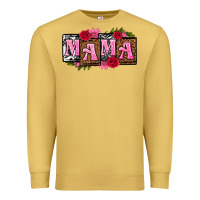 Antique Gold mama with license letters mothers day Premium Sweatshirt - texasbilliewilder