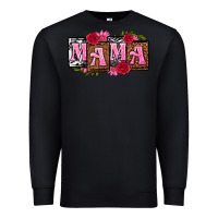Black mama with license letters mothers day Premium Sweatshirt - texasbilliewilder