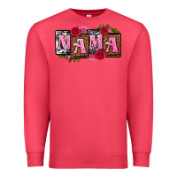 Cardinal mama with license letters mothers day Premium Sweatshirt - texasbilliewilder