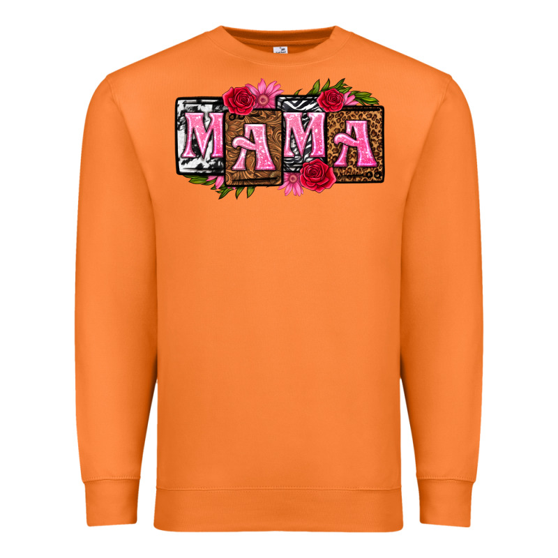 Mama With License Letters Mothers Day Premium Sweatshirt by texasbilliewilder | Teevron
