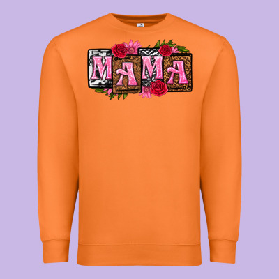 Mama With License Letters Mothers Day Premium Sweatshirt Designed By Texasbilliewilder