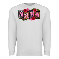 Dove Grey mama with license letters mothers day Premium Sweatshirt - texasbilliewilder