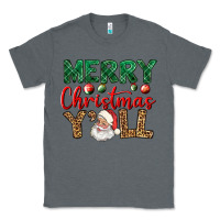 Charcoal Heather merry christmas y'all Classic Tee - BundleAndBundleShop