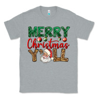 Heather Grey merry christmas y'all Classic Tee - BundleAndBundleShop