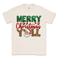 Natural merry christmas y'all Classic Tee - BundleAndBundleShop