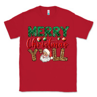 Red merry christmas y'all Classic Tee - BundleAndBundleShop