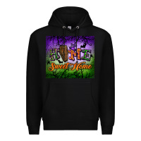 Black home sweet home tumbler Premium Hoodie - BundleAndBundleShop