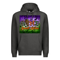 Charcoal Heather home sweet home tumbler Premium Hoodie - BundleAndBundleShop