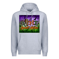 Heather Grey home sweet home tumbler Premium Hoodie - BundleAndBundleShop