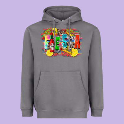 Taco Fiesta Heavyweight Hoodie Designed By Zillion Design Studio