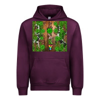 Mauve Wine lucky Urban Hoodie - Artiststas