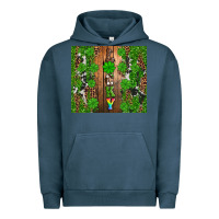 Pigment Midnight Navy lucky Urban Hoodie - Artiststas