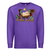 Purple joy to the world Premium Sweatshirt - RanaPortraitStore