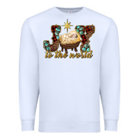 White joy to the world Premium Sweatshirt - RanaPortraitStore