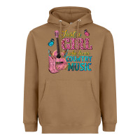 Toasted Coconut just a girl who loves country music Heavyweight Hoodie - texasbilliewilder