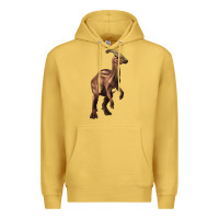 Antique Gold parasaurolophus Premium Hoodie - Artiststas